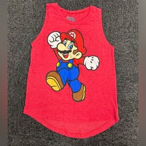 Super Mario red tank top- size women’s small or girl’s large